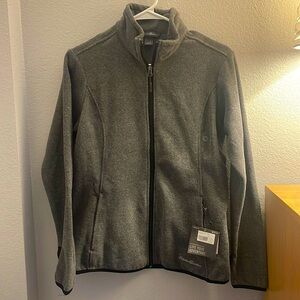 NWT Gray Eddie Bauer Fleece Jacket